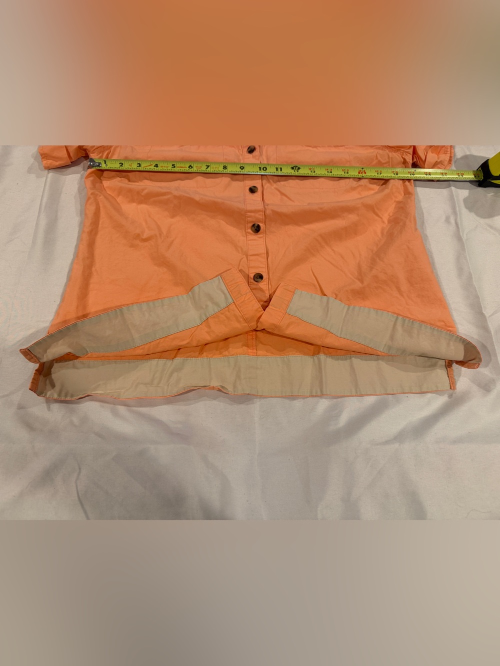 Jurassic Cosplay 90s Universal Bounding Light Coral Short Sleeve Button-Up Shirt - Picture 6 of 13